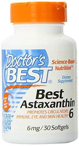 0753950003668 - DOCTOR'S BEST BEST ASTAXANTHIN SOFTGELS, 6 MG, 30 COUNT