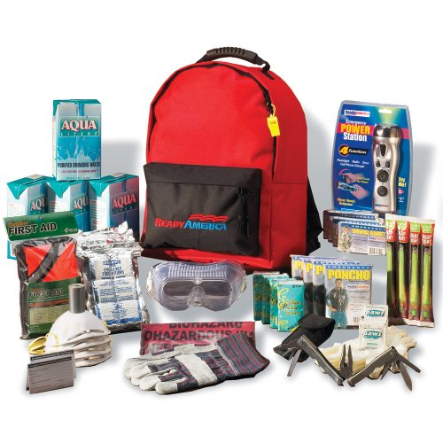 0753962703853 - READY AMERICA 70385 DELUXE EMERGENCY KIT 4 PERSON BACKPACK
