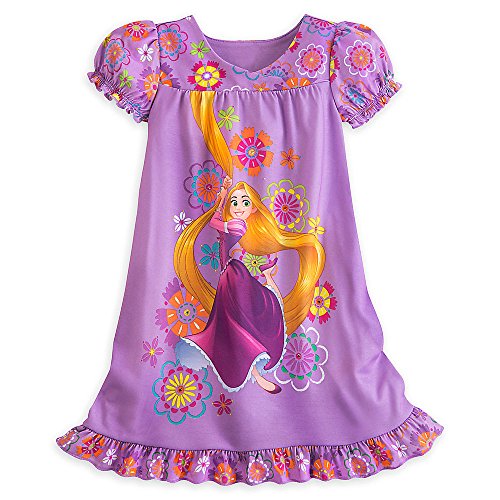 0754097660950 - DISNEY STORE RAPUNZEL - TANGLED SHORT SLEEVE NIGHTSHIRT NIGHTGOWN FOR GIRLS, SIZE 9/10