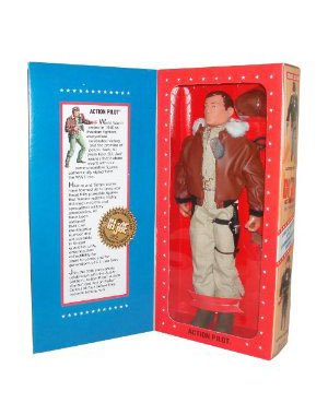 0754272276198 - G.I. JOE YEAR 1995 WORLD WAR II 50TH ANNIVERSARY COMMEMORATIVE LIMITED EDITION 12 INCH TALL SOLDIER ACTION FIGURE - ACTION PILOT WITH PILOT'S UNIFORM, HAT, GOGGLES, DOGTAG, KNIFE WITH SHEATH AND PISTOL (HISPANIC VERSION)
