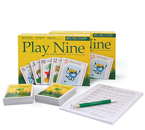 0754349110226 - PLAY NINE - THE CARD GAME OF GOLF (2 PACK)