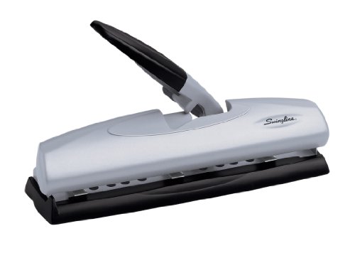 7544580352638 - SWINGLINE 3 HOLE PUNCH, DESKTOP, PUNCHES 2-7 HOLES, LIGHTTOUCH, HIGH CAPACITY, 20 SHEETS (A7074030)