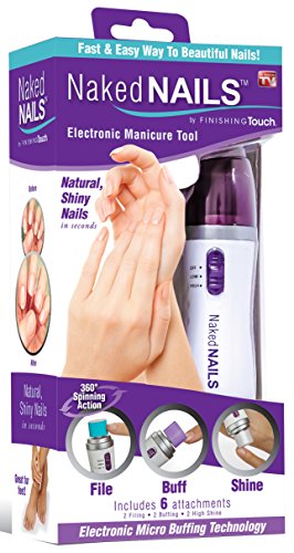 0754502029754 - FINISHING TOUCH NAKED NAILS ELECTRONIC NAIL CARE SYSTEM, FILE/BUFF AND SHINE EFFORTLESSLY