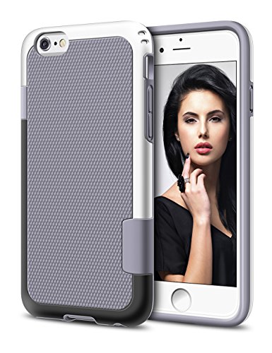 0754610785597 - IPHONE 6 CASE, LOHI HYBRID IMPACT 3 COLOR TPU SHOCKPROOF RUGGED CASE DUAL PROTECTION COVER CASE FOR IPHONE 6/6S 4.7 INCH (GREY)