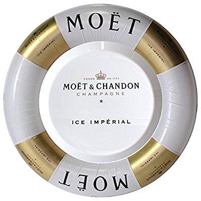 0754769999685 - MOET & CHANDON ICE IMPERIAL INFLATABLE SWIM RING AND SERVING-TRAY SET FLOATING BAR GONFLABLE BOUÉE RESCUE LIFE BUOY DECORACTION