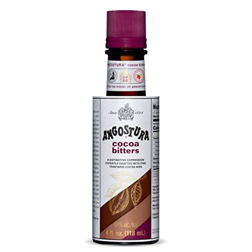 0075496332867 - ANGOSTURA COCOA BITTERS, COCKTAIL BITTERS FOR PROFESSIONAL AND HOME MIXOLOGISTS, KOSHER CERTIFIED, SODIUM FREE, 4 FL OZ
