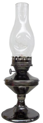 0755061999007 - V&O 910-99900 17-INCH PEWTER SOLID PEWTER OIL LAMP