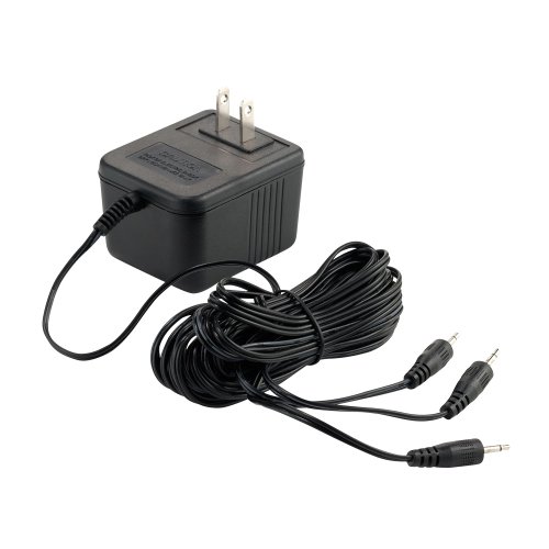 0755218198444 - DEPARTMENT 56 HALLOWEEN SEASONAL DECOR ACCESSORIES FOR VILLAGE COLLECTIONS, AC/DC ADAPTER FOR LIGHT, 3.15-INCH, BLACK