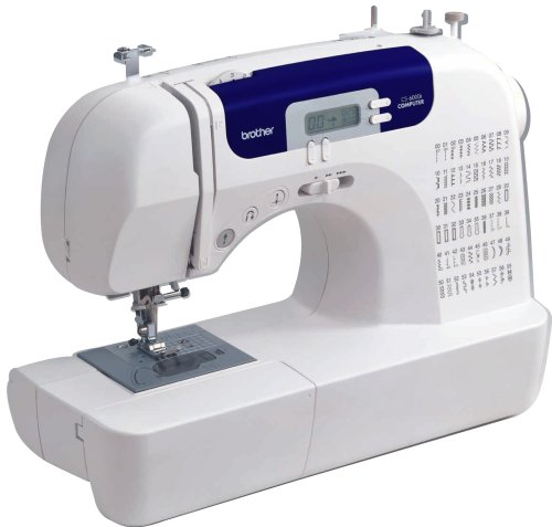0755263230434 - BROTHER CS6000I FEATURE-RICH SEWING MACHINE WITH 60 BUILT-IN STITCHES, 7 STYLES OF 1-STEP AUTO-SIZE BUTTONHOLES, QUILTING TABLE, AND HARD COVER