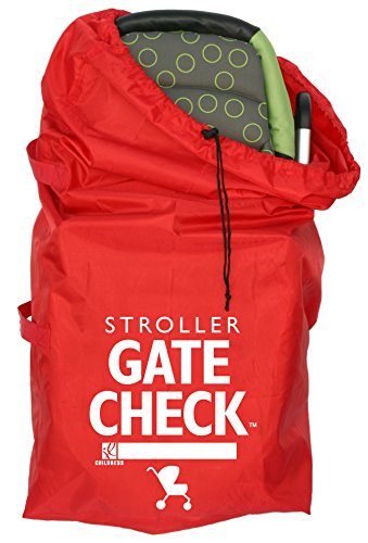 7552929188367 - J.L. CHILDRESS GATE CHECK BAG FOR STANDARD AND DOUBLE STROLLERS, RED