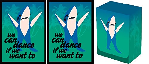 0755464225932 - LEGION - LEFT SHARK  WE CAN DANCE IF WE WANT TO  DECK BOX + 100 MATCHING GLOSS FINISH SLEEVES (FITS MAGIC / MTG, POKEMON CARDS)