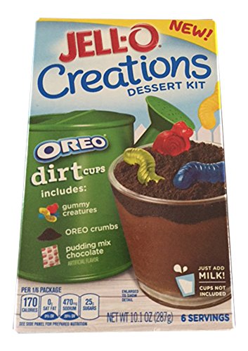 0755563145483 - JELL-O CREATIONS DESSERT KIT OREO DIRT CUPS- 2 BOXES
