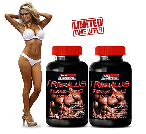 0755702120678 - TRIBULUS TERRESTRIS EXTRACT - MOST POWERFUL TESTOSTERONE BOOSTER - TOP QUALITY (2 BOTTLES 180 TABLETS)