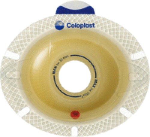 0755918876277 - COLOPLAST SENSURA CLICK XPRO TWO-PIECE PRE-CUT CONVEX LIGHT EXTENDED WEAR SKIN BARRIER WITH FLANGE AND BELT TABS 1 STOMA OPENING, 2 FLANGE, DOUBLE LAYER ADHESIVE (BOX OF 5 EACH)
