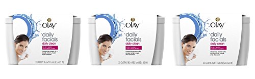 0075609195754 - OLAY DAILY FACIALS SOAP-FREE EYE MAKEUP REMOVER AND 4-IN-1 WATER ACTIVATED FACIAL CLEANSER CLOTHS, DAILY CLEAN 66 COUNT (PACK OF 3)