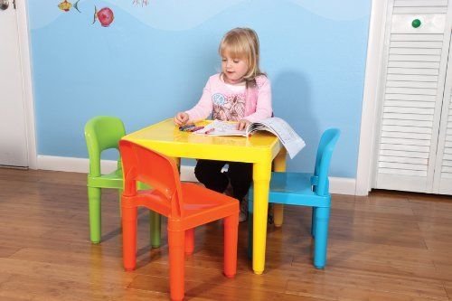0756320400937 - GENERIC YANHONG-US3-151102-115 8YH2743YH SET, PLASTIC, SHIPPING KIDS' TABLE KIDS' TA NEW, FREE ET, PLAST AND 4-CHAIR AND 4-CH SHIPPING