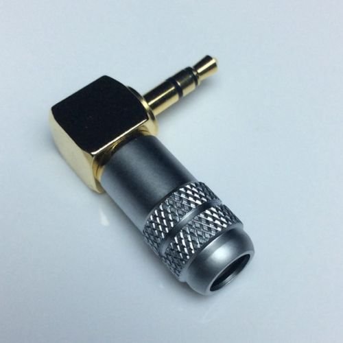 0756320417454 - GENERIC YC-US2-151027-62 <8&2427*1> NNECTORI GOLD PATE HI FI GOLD PATED 6 PCS 3.5MM RIGHT ANGLE PLUG 1/8 STEREO TRS AUDIO CONNECTOR 6 PCS 3.5MM