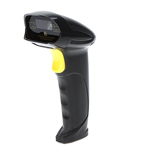 0756330216443 - FEMONDEN USB AUTOMATIC BARCODE SCANNER SCANNING BARCODE BAR-CODE READER WITH HIGH SPEED(BLACK)