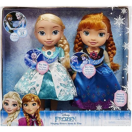 0756907337533 - SINGING SISTERS ELSA AND ANNA DOLLS (EXCLUSIVE) BY DISNEY FROZEN , DOLLS BY DISNEY FROZEN