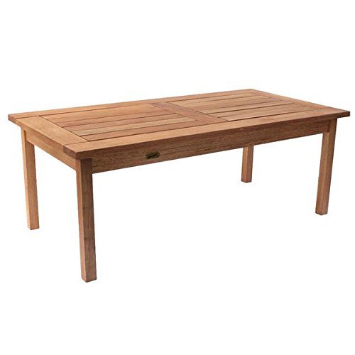 0757104162355 - AMAZONIA MILANO CLASSIC STYLE WOOD COFFEE TABLE IN FUNGUS- AND INSECT-RESISTANT FINISH
