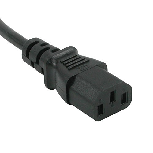0757120031291 - C2G / CABLES TO GO 03129 18 AWG UNIVERSAL POWER CORD FOR NEMA 5-15P TO IEC320C13, BLACK (3 FEET/0.91 METERS)