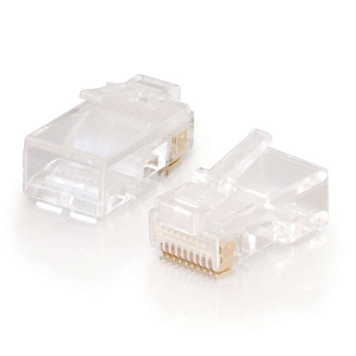 7571200474456 - C2G / CABLES TO GO 4744 RJ45 10X10 MODULAR PLUG FOR FLAT STRANDED CABLE