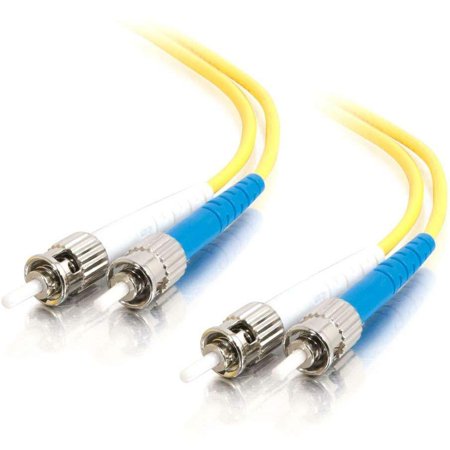 0757120112440 - C2G (CABLES TO GO) - 11244 - 9M ST-ST 9/125 OS1 DUPLEX SINGLEMODE FIBER OPTIC CABLE (TAA COMPLIANT) - YELLOW - FIBER
