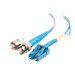 0757120333265 - C2G / CABLES TO GO 33326 LC-ST 9/125 OS1 DUPLEX SINGLE-MODE PVC FIBER OPTIC CABLE (2 METERS, BLUE)