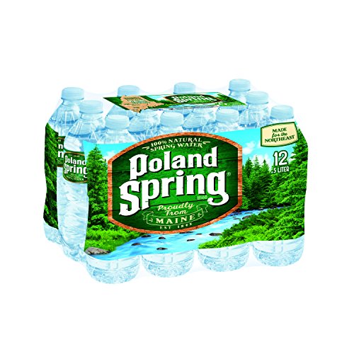0075720005826 - POLAND SPRING 100% NATURAL SPRING WATER, 16.9-OUNCE PLASTIC BOTTLES (PACK OF 12)