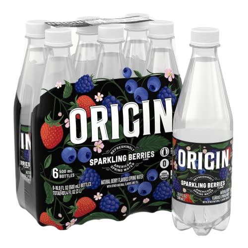 0075720101191 - ORIGIN, SPARKLING WATER, BERRY FLAVOR, 16.9 FL OZ, RECYCLED PLASTIC BOTTLE (6 COUNT)