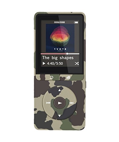 0757440679944 - AGPTEK A20 8GB & 80 HOURS PLAYBACK MP3 PLAYER LOSSLESS SOUND MUSIC PLAYER WITH INDEPENDENT LOCK & VOLUME CONTROL(SUPPORTS UP TO 64GB), CAMO GREEN