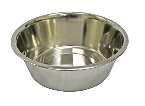0757440901649 - FUZZY PUPPY PET PRODUCTS STFD-3Q STAINLESS STEEL DOG BOWL, 3 QUART