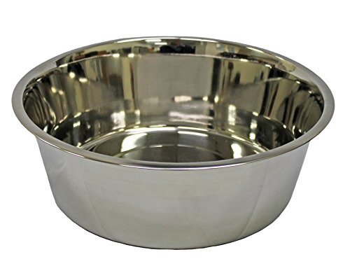 0757440901670 - FUZZY PUPPY PET PRODUCTS STFD-10Q STAINLESS STEEL DOG BOWL, 10 QUART