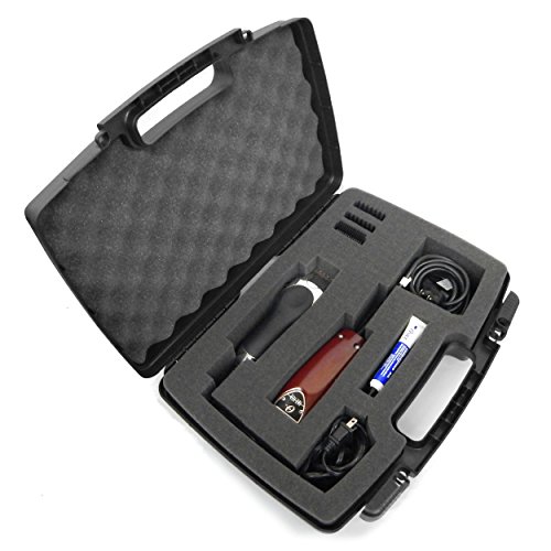 0757440998526 - CLIPSAFE BUZZER , CLIPPER , TRIMMER HARD ORGANIZER CASE FOR STYLIST OR BARBER FITS OSTER CLASSIC 76 , WAHL , ANDIS AND MORE OR CORDLESS CLIPPERS , BLADES , SCISSORS , COMB AND HAIR ACCESSORIES