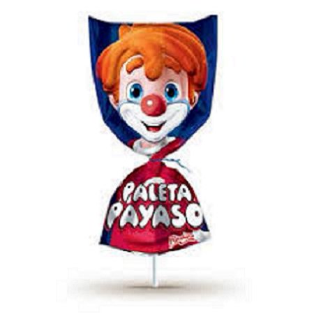 0757528003999 - MINI PALETA PAYASO 15 PIECES MARSHMALLOW WITH CHOCOLATE FLAVORED COATING AND GUMMIES