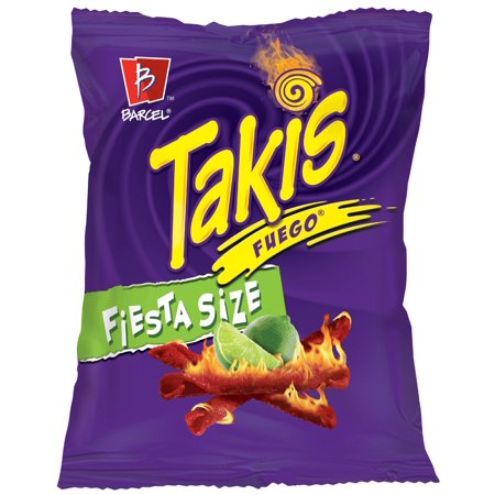 0757528029753 - TAKIS TORTILLA CHIPS HOT CHILI PEPPER AND LIME, FIESTA SIZE, 20 OZ