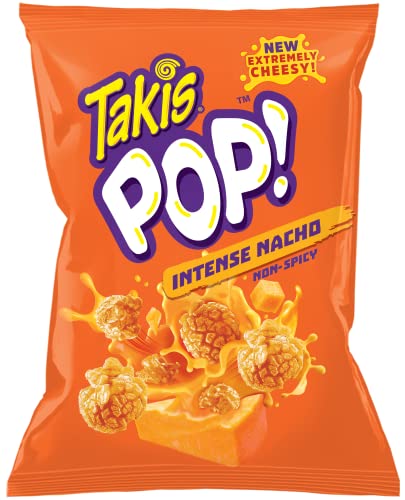 0757528048280 - TAKIS POP! INTENSE NACHO READY-TO-EAT POPCORN, BAG OF 6.7 OZ