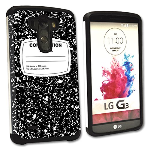 0757572506774 - MIGHTYSKINS PROTECTIVE BUMPER CASE COVER FOR LG G3 HYBRID TPU RUBBER PLASTIC COMPOSITION BOOK