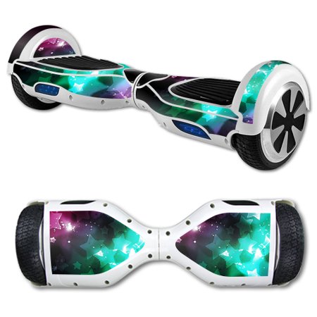 0757572765126 - MIGHTYSKINS PROTECTIVE VINYL SKIN DECAL FOR SELF BALANCING SCOOTER HOVERBOARD MINI HOVER 2 WHEEL X1 RAZOR WRAP COVER STICKER GLOW STARS