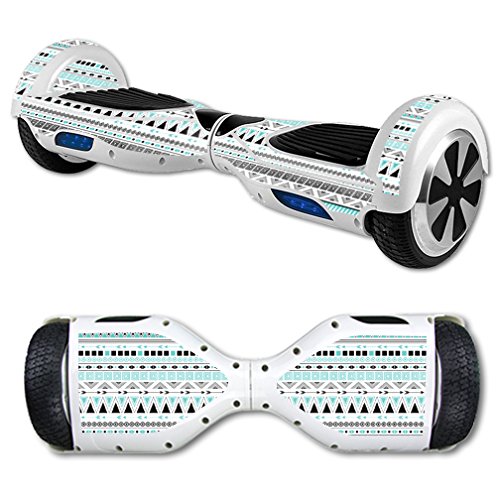 0757572766918 - MIGHTYSKINS PROTECTIVE VINYL SKIN DECAL FOR SELF BALANCING SCOOTER HOVERBOARD MINI HOVER 2 WHEEL X1 RAZOR WRAP COVER STICKER TURQUOISE TRIBAL
