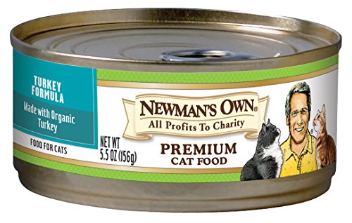 0757645622110 - NEWMAN'S OWN TURKEY FORMULA FOR CATS, 5.5-OUNCE CANS (PACK OF 24)