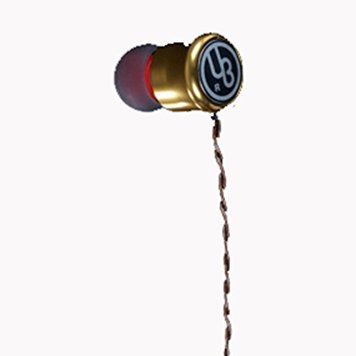 0757742339652 - ZOUKBOX ULTRA BEAN NO 5 STEEL SOUND TUNNEL 10MM DYNAMIC DRIVER ROUND CABLE 1.2M Y-TYPE IN-EAR HEADPHONE (GOLD)