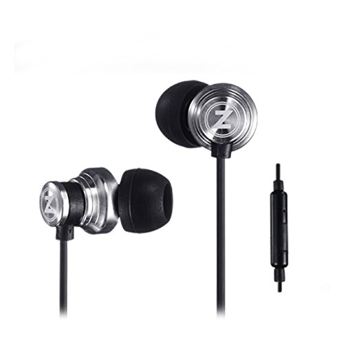 0757742339690 - ZOUKBOX ZDY-10 BINGO STEEL SOUND TUNNEL 10MM DYNAMIC DRIVER ROUND CABLE 1.2M Y-TYPE IN-EAR HEADPHONE (BLACK)