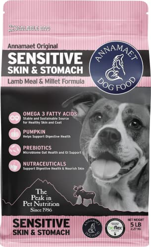 0757946131052 - ANNAMAET ORIGINAL SENSITIVE SKIN & STOMACH DRY DOG FOOD, (LAMB, WHITEFISH & MILLET), 5-LB BAG
