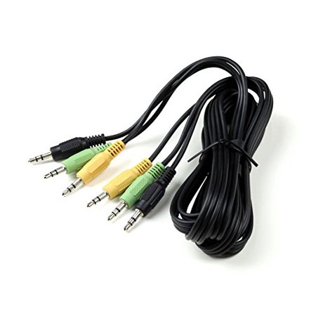 0758149830070 - SUMMITLINK® AUDIO CABLE 3 TO 3 MINIJACK COLOR CODED FOR 5.1 CHANNEL LOGITECH COMPUTER SPEAKERS