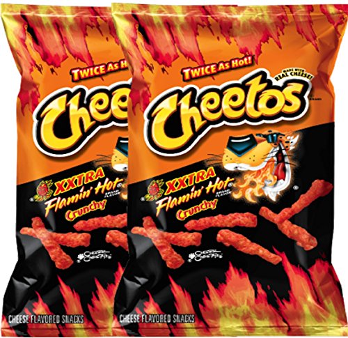 0758182625978 - CHEETOS CRUNCHY XXTRA FLAMIN' HOT NET WT. 3.5 BAGGIES SNACK CARE PACKAGE FOR COLLEGE, MILITARY, SPORTS