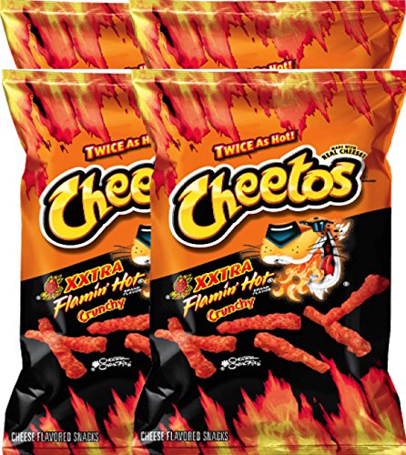 0758182625985 - CHEETOS CRUNCHY XXTRA FLAMIN' HOT NET WT. 3.5 BAGGIES SNACK CARE PACKAGE FOR COLLEGE, MILITARY, SPORTS