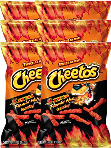 0758182625992 - CHEETOS CRUNCHY XXTRA FLAMIN' HOT NET WT. 3.5 BAGGIES SNACK CARE PACKAGE FOR COLLEGE, MILITARY, SPORTS