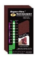 0758353131413 - SUPER FLEX SANDPAPER 11' 80G (4PK)