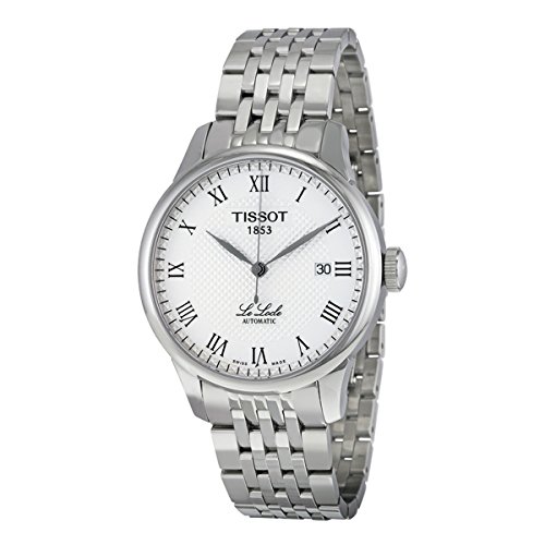 0758499219846 - TISSOT MEN'S T41148333 LE LOCLE SILVER-TONE WATCH WITH TEXTURED DIAL AND LINK BRACELET
